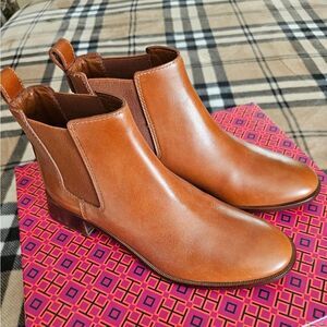 Brown Leather Ankle Boots